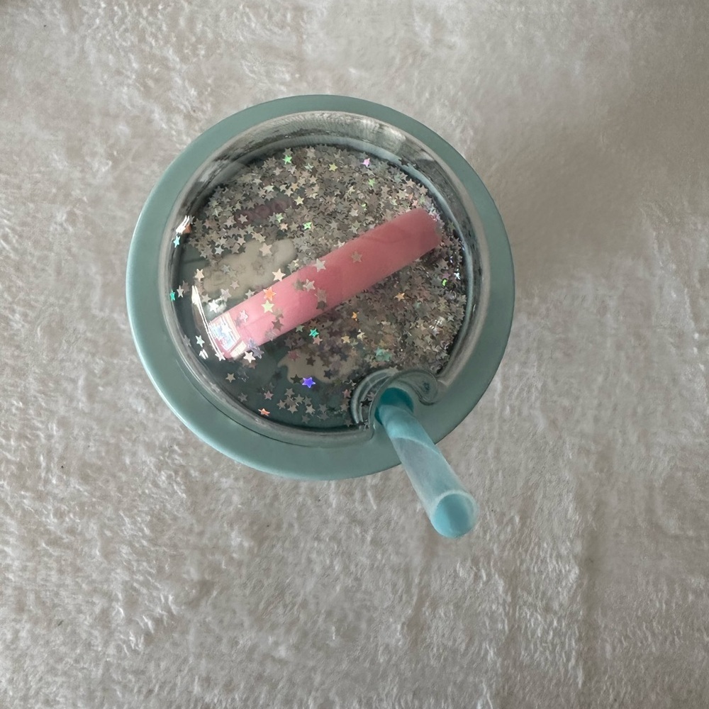 NWT Starbucks Blue Tumbler with Straw - Picture 2 of 4